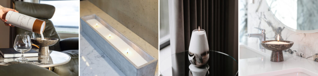 Vul uw ruimte met de warmte van onze kaarsen