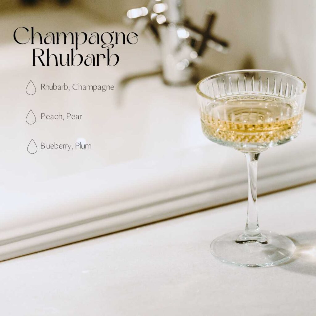 champagne- en rabarbergeur brengt luxe en lentefrisheid