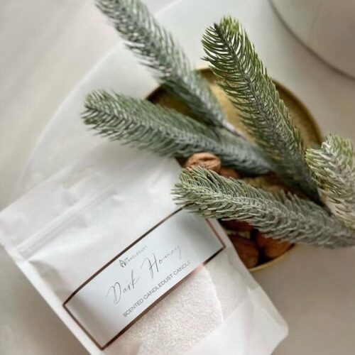 Donkere honing geurkaars