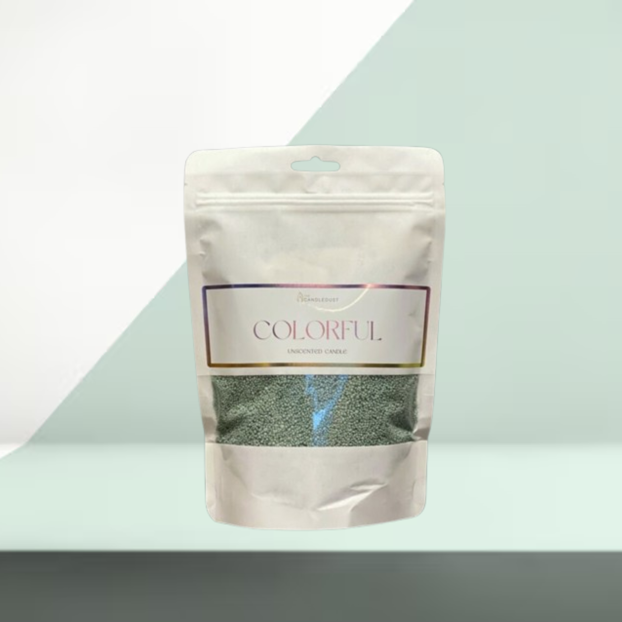 colorful unscented candle bijvullen