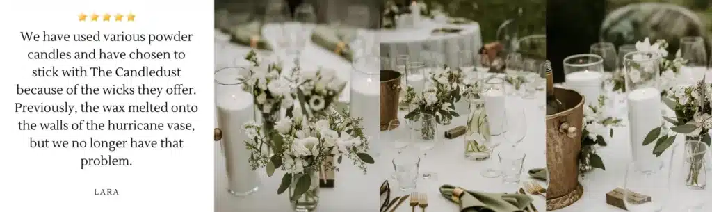 Kaarsen voor feesten en evenementen